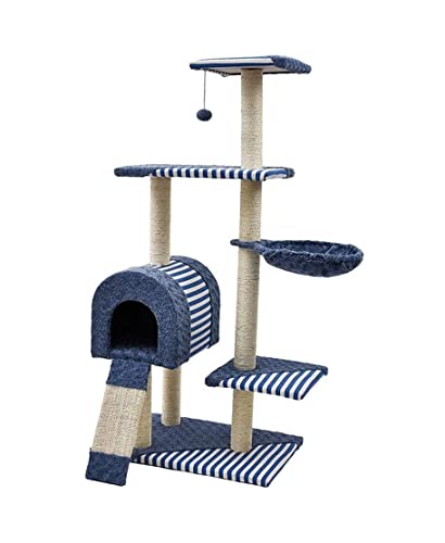 HYKJCSS Katzenbaum Kratzbaum Kratzbaum Für Katzen, Sisalmatte, Spielzeug, Katze, Kletterbaum, Kratzbaum, Brett, Hängendes Spielzeug, Zuhause, Haustier, Katze, Kralle Schärfen Katzenzubehör von HYKJCSS