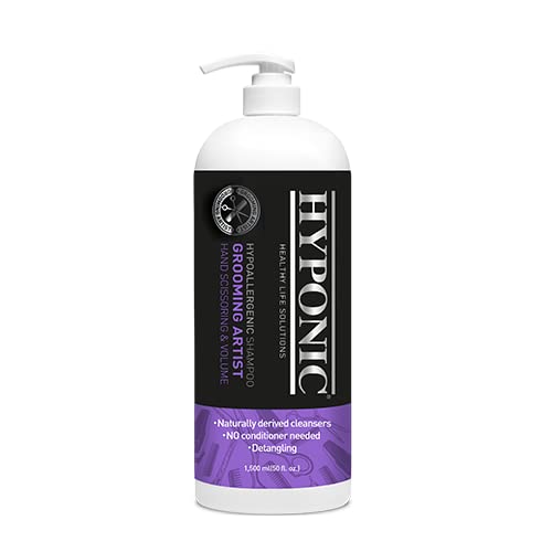HYPONIC Grooming Artist Shampoo – Hypoallergenes Haustier-Shampoo für Fellpfleger (Tiefenreinigung und Volumen 1.500 ml) von HYPONIC