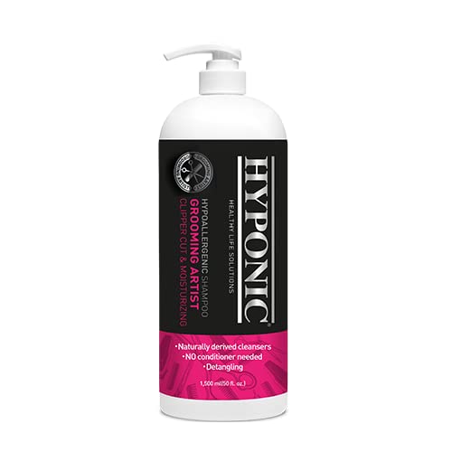 HYPONIC Grooming Artist Shampoo – Hypoallergenes Haustier-Shampoo für Fellpfleger (Tiefenreinigung und Volumen 1.500 ml) von HYPONIC