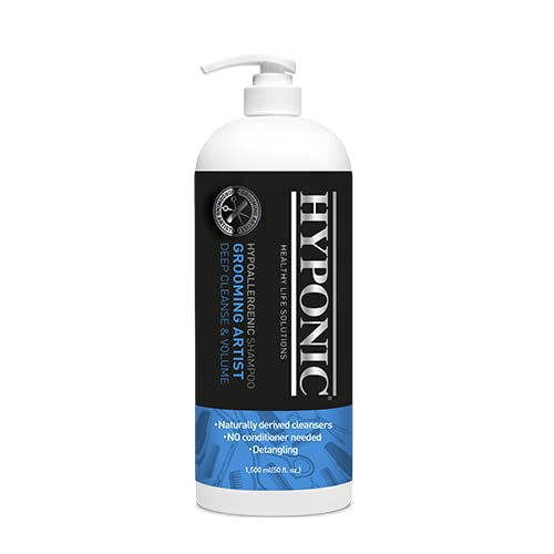 HYPONIC Grooming Artist Shampoo – Hypoallergenes Haustier-Shampoo für Fellpfleger (Tiefenreinigung und Volumen 1.500 ml) von HYPONIC