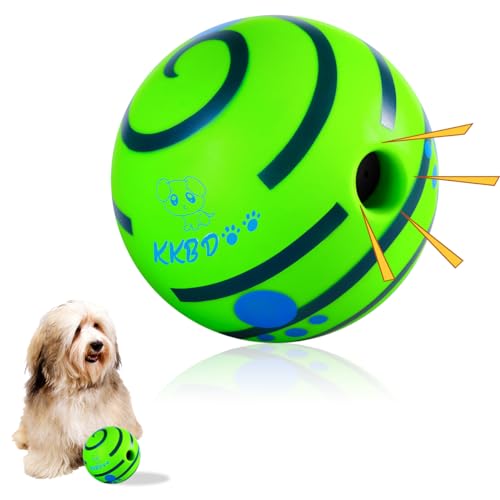 HYQ Kleines Hundespielzeug, interaktives Hundespielzeug, Ball, quietschendes Hundespielzeug für kleine, mittelgroße und große Hunde, Welpenball, Hundespielzeug, um sie zu beschäftigen, 7 cm von HYQ