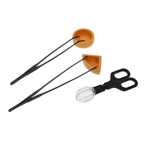 HYTROVE 1 Satz Reptilien Futter und Wassernapf Set Teilig aus Sicher und Geruchsneutral für Eidechsen und Schildkröten mit Glatter Oberfläche und Sicherer Handhabung HYTROVE 1 Satz Reptilien Futter und Wassernapf Set Teilig aus Sicher und Geruchsneutral für Eidechsen und Schildkröten mit Glatter Oberfläche und Sicherer Handhabung von HYTROVE