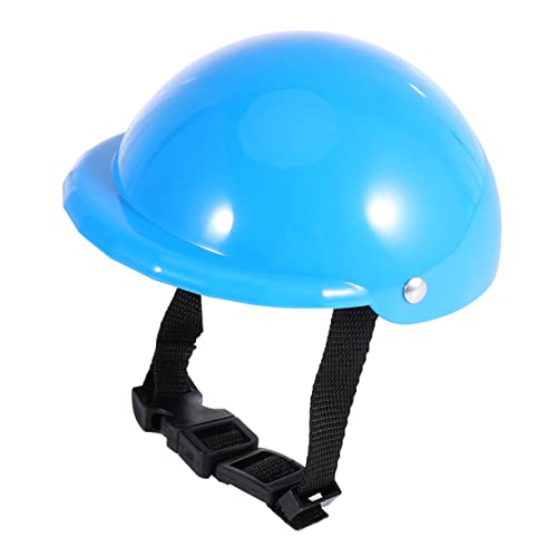 HYTROVE 1Stk Haustierhelm hundehelm Sonnenblende für Hunde Regenmantel Hund Sonnencreme Hundebrille Auge Hunde-Propeller-Hut züchten Haustierbedarf Welpenhelm Sicherheitshut für Hund Blue von HYTROVE