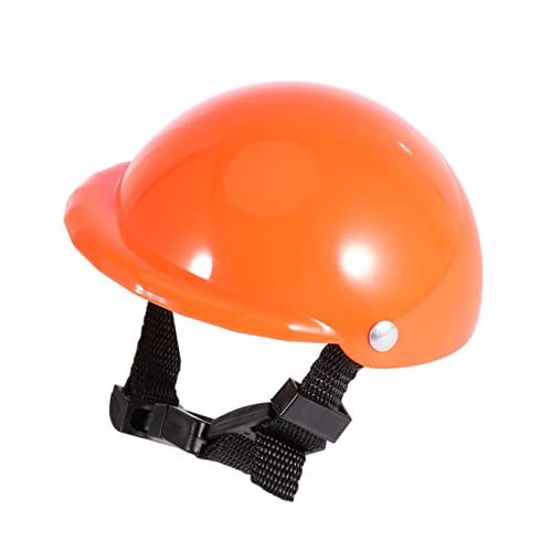 HYTROVE 1stk Haustierhelm Sonnenhut Für Hunde Helme Für Katzen Schutz Hundeleine Katzenhelm Hundemützen Für Mittelgroße Hunde Welpe Hundehelm Autositzbezug Für Hunde Hundedecke Orange von HYTROVE