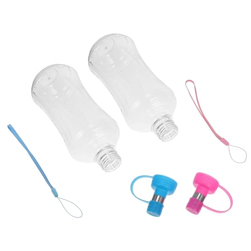 HYTROVE Tragbare Hundewasserflasche Pink Und Ideale Pet Water Bottle Für Outdoor Aktivitäten Für Hunde Und Katzen Inklusive Praktischen Haken Für Unterwegs von HYTROVE