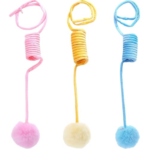 HYTROVE 3Stücke Katzen Plüsch Ball mit Saugnapf Interaktive Katzenbälle für Drinnen für Katzenspiel und Beschäftigung HYTROVE 3Stücke Katzen Plüsch Ball mit Saugnapf Interaktive Katzenbälle für Drinnen für Katzenspiel und Beschäftigung von HYTROVE