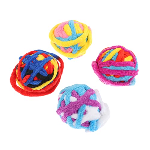 HYTROVE 4stücke Katzenspielzeug Bälle Aus Interaktive Spielbälle Für Kätzchen Gesundes Spielzeug Für Indoor-Katzen Stress Und Sorgt Für Unterhaltung HYTROVE 4stücke Katzenspielzeug Bälle Aus Interaktive Spielbälle Für Kätzchen Gesundes Spielzeug Für Indoor-Katzen Stress Und Sorgt Für Unterhaltung von HYTROVE