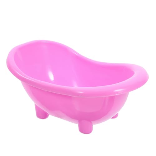 HYTROVE Hamsterwanne Hamster Spielplatz Hamster Hamster Schlafzimmer Hamster-Sandkasten Hamsternest Dinosaurier Lebewesen Badezimmer Hund Puppenbadewanne Mini-Badewanne Abs Rosa von HYTROVE