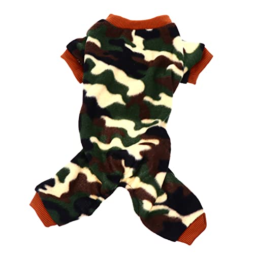 HYTROVE Haustier Hundepyjama Overall für Winter Warmer Plüschanzug für Kleine Bequeme und Hundeplüschkleidung für Kalte und Gemütliche Abende HYTROVE Haustier Hundepyjama Overall für Winter Warmer Plüschanzug für Kleine Bequeme und Hundeplüschkleidung für Kalte und Gemütliche Abende von HYTROVE