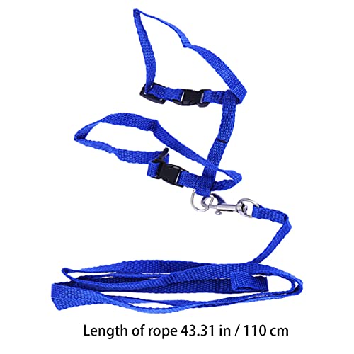 HYTROVE Haustierbedarf cat Leash cat Harnesses Katzenleine katzrnzubehör Katzen Katzen-Geschirr Katzengeschirr Haustierzubehör Haustier-Traktionsseil Katzenhalsband Leine Blue von HYTROVE