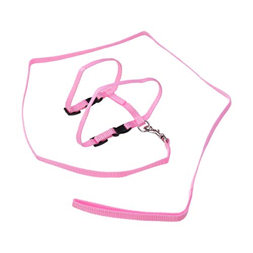 HYTROVE Katzenhalsband Leine pet Supplies Katzen sicherheitsgeschirr Katzen-Sicherheitsgeschirr katzenzubehöhr cat Leash Zauberstab Haustier-Traktionsseil Haustierzubehör Rosa von HYTROVE