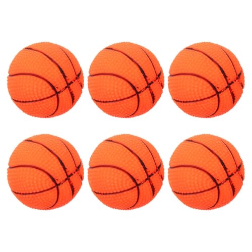 HYTROVE Kleines Quietschendes Hundespielzeug Interaktives Kauspielzeug Für Kleine Hunde Lustige Basketballform Für Spiel Und Training von HYTROVE