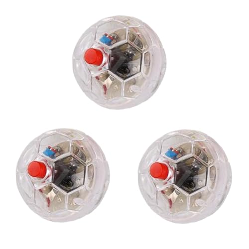 HYUIND 1/3 stücke Interaktives Ballspielzeug Flash Paranormale Ausrüstung Haustierjagd Flash Motion Bälle Haustierspielzeug Leuchtendes Motion Geisterspielzeug(3pcs) von HYUIND