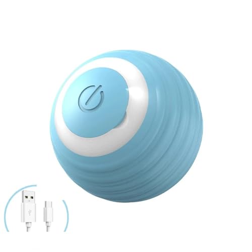 HYUIND Interaktives Katzenspielzeug Ball Auto Elektrischer Rollball Spielzeug for Katzen Kätzchen Haustier Smart Automatisches Teaser USB Aufladbares Spielzeug(6) von HYUIND