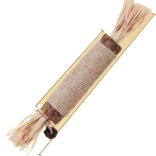 HYUIND Katzenminze-Katzenspielzeug, natürlicher Katzensnack-Stick, reinigt Zahn- und Haarentferner und fördert die Verdauung, Silvervine-Kauspielzeug for Kätzchen(1 pcs Large Stick) von HYUIND