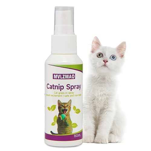 HYUIND Katzenminze-Spray for Katzen, Katzenkratzspray, transparentes Katzen- und Kätzchenverhaltensspray, 60 ml Sprühflasche, for das Training(Spray) von HYUIND