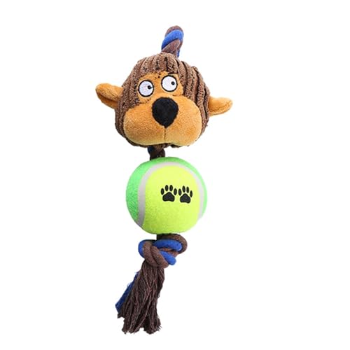 Hundespielzeug Quietschend Hundespielzeug aus Cord, Tennisseil, für Hunde, Molaren, interaktives Hundespielzeug Hunde Intelligenzspielzeug Kleine Hunde von HZling