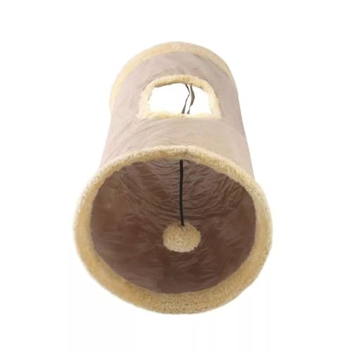 Hundespielzeug Welpen Katzentunnel, Robustes Wildleder, zusammenklappbar, Katzenspielrohr, Spielzeug mit Spiel-Indoor-Katzenspieltunnel für Katzen, Welpen, Hundespielzeug Intelligenz GroßE Hunde von HZling