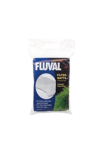 Fluval Filterwatte, fein filterndes Medium für kristallklares, sauberes Wasser, für Aquarienfilter, für Meerwasser geeignet, 250g von Fluval
