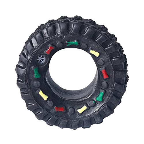 Haiki Elasticity Tire Hundespielzeug für kleine und große Hunde, interaktives Haustierzubehör, Welpen-Training, Molarspielzeug, Reifen, Hundespielzeug von Haiki