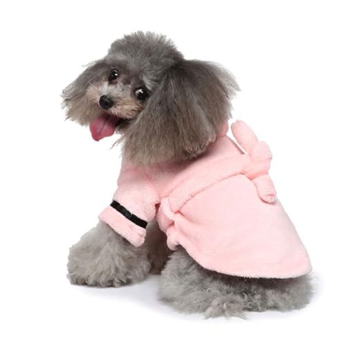 Haiki Haustier Bademantel Hotel-Stil Pet Strampler Hause Pyjamas Welpen Nachthemd Badetuch Welpen Winter Kleidung Dressing von Haiki