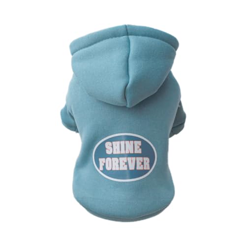 Haiki Hund Hoodies Pet Kleidung Mehr Blau Kleidung Frühling Mäntel Brief Druck Mantel Nette Kleidung Für Welpen Shih Tzu 5 Größe von Haiki