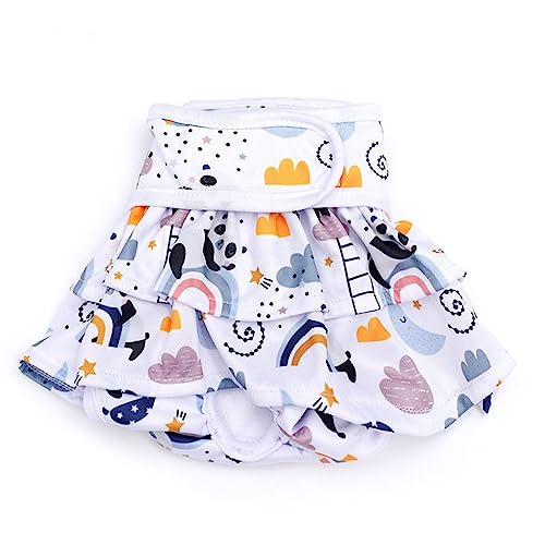 Haiki Hund Windel Sanitär Höschen Prinzessin Hunde Unterwäsche Overalls Für Mädchen Hund Weibliche Welpen Wasserdichte Pet Windel Shorts von Haiki