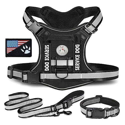 Haiki Hunde Brust Geschirr Mit Linie Taktische Pet Weste Geschirr Einfache Kontrolle Hunde Wandern Training Reflektierende Harness von Haiki