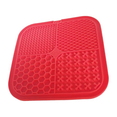 Leckmatte für Haustiere in Lebensmittelqualität, für langsames Füttern, rutschfeste Saugbasis, einfache Reinigung, Design, Verdauungshilfe, Silikon-Leckmatten für Katzen und Hunde Leckmatte für Haustiere in Lebensmittelqualität, für langsames Füttern, rutschfeste Saugbasis, einfache Reinigung, Design, Verdauungshilfe, Silikon-Leckmatten für Katzen und Hunde von Haiki