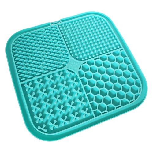 Leckmatte für Haustiere in Lebensmittelqualität, für langsames Füttern, rutschfeste Saugbasis, einfache Reinigung, Design, Verdauungshilfe, Silikon-Leckmatten für Katzen und Hunde Leckmatte für Haustiere in Lebensmittelqualität, für langsames Füttern, rutschfeste Saugbasis, einfache Reinigung, Design, Verdauungshilfe, Silikon-Leckmatten für Katzen und Hunde von Haiki