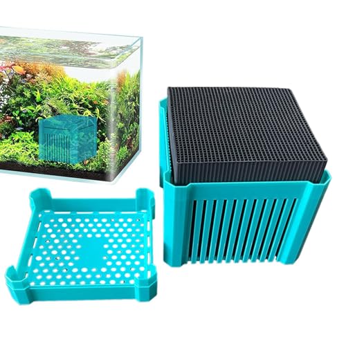 Aktivkohle Für Aquarien | Aquarium Filter Würfel | Aquariumzubehör Mit Multifunktionale Filterhilfe Für Teich Garten Und Salzwasserbecken Aktivkohle Für Aquarien | Aquarium Filter Würfel | Aquariumzubehör Mit Multifunktionale Filterhilfe Für Teich Garten Und Salzwasserbecken von Hailerio