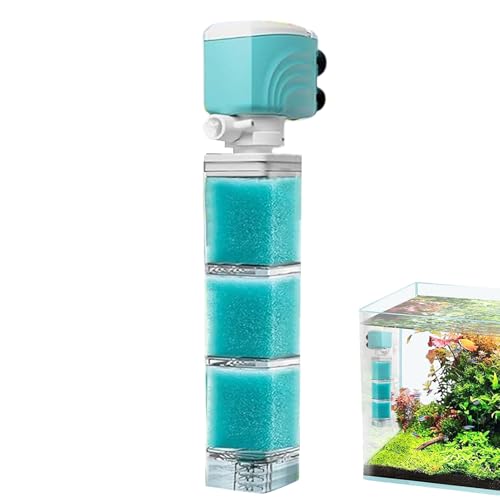 Aquariumfilter,Interne Zirkulationsfilterpumpe für Aquarien | Saubere Schwammfilter Für Süßwasser Salzwasser Aquarianer Haustierbedarf Heimgebrauch Aquariumfilter,Interne Zirkulationsfilterpumpe für Aquarien | Saubere Schwammfilter Für Süßwasser Salzwasser Aquarianer Haustierbedarf Heimgebrauch von Hailerio