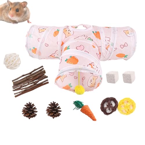 Hamster Tunnel Röhren | Faltbarer Interaktiver Tunnel Für Frettchen - Haustierspielzeug Für Bewegung Verstecken Kuscheln Klettern Hamster Tunnel Röhren | Faltbarer Interaktiver Tunnel Für Frettchen - Haustierspielzeug Für Bewegung Verstecken Kuscheln Klettern von Hailerio