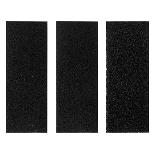 Haisheng 3 Stück Aquarium Filtermatte Schwammfilter Set Luftfiltermatte Aquarium Filterschaum Zuschneiden Aquarium Schaum Aquarium Filter Pads für Aquarium Fisch Teich Kanister Filtern (2 Größen) von Haisheng