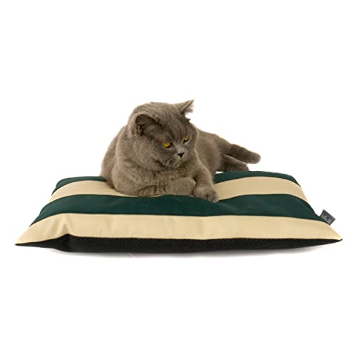 Halkalife Katzenkissen mit Rutschfester Unterseite, Katzenfensterbankbett, Katzenregal Bett, Katzenmatte, wasserdichtes Katzenbett, Katzennest (Flaschengrün) von Halkalife