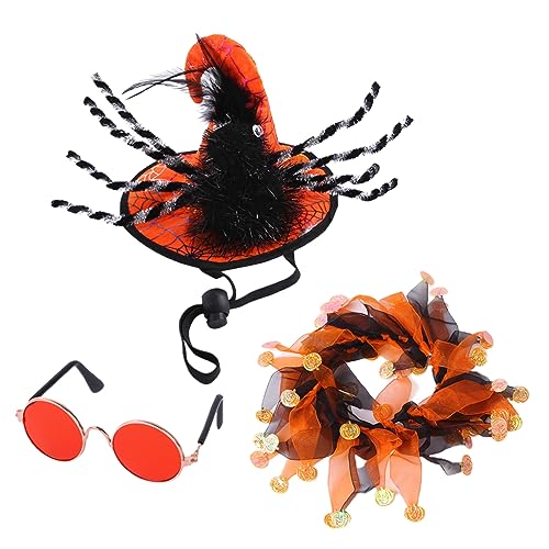 Haloppe 1 Set Haustier Kopfbedeckung Verbessern Atmosphäre Gute Halloween Stil Haustier Hund Katze Kopfbedeckung Ornament Sets M von Haloppe