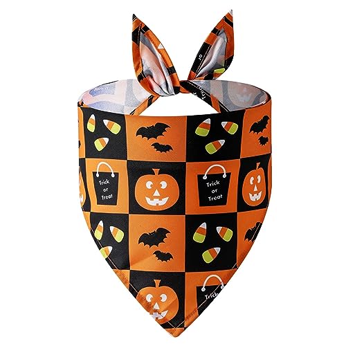 Haloppe Haustier-Lätzchen Freundlich Zur Haut Festival Ambiente Langlebig Haustier Halloween Themed Bandana Speichel Handtuch Pet Supplies 2 von Haloppe