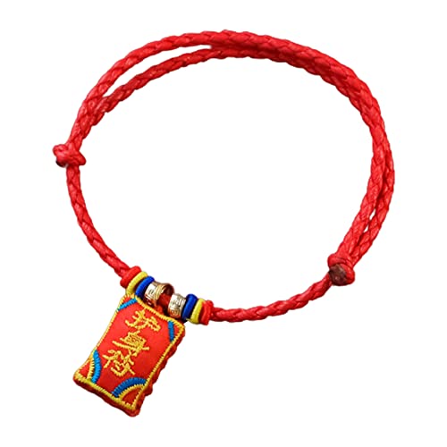 Haloppe Katzenhalsband, chinesisches Neujahrs-Katzenhalsband, roter Haustier-Anhänger, gemütlich, Haustier-Halsband 2 von Haloppe