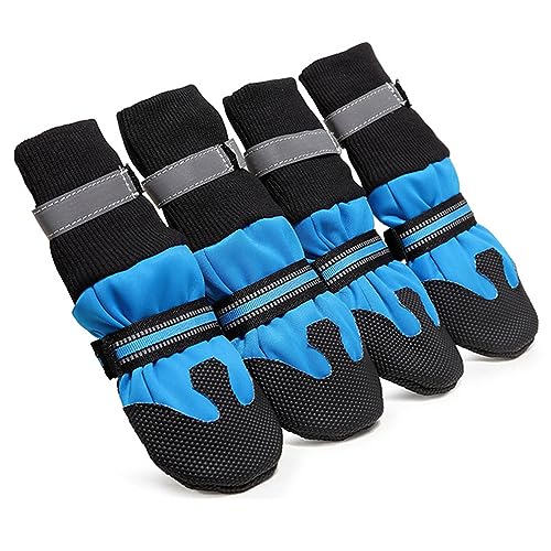 Haloppe Pet Sneakers Protection Fashion Dog Booties Stylish Blue L von Haloppe