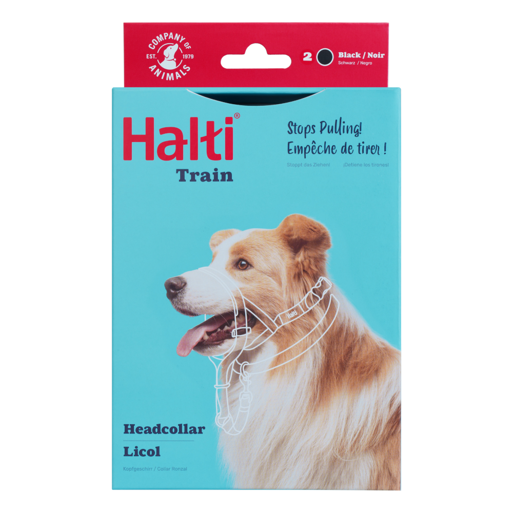 Halti Hunde-Kopfhalfter, schwarz - Größe 2: Beagle, Border Collie, Pudel Halti Hunde-Kopfhalfter, schwarz - Größe 2: Beagle, Border Collie, Pudel von Halti