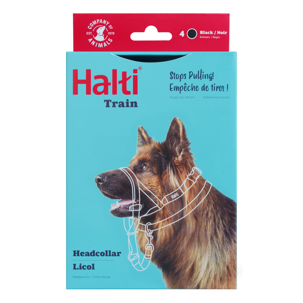 Halti Hunde-Kopfhalfter schwarz - Größe 4: Berner Sennen, Dogge, Rottweiler Halti Hunde-Kopfhalfter schwarz - Größe 4: Berner Sennen, Dogge, Rottweiler von Halti