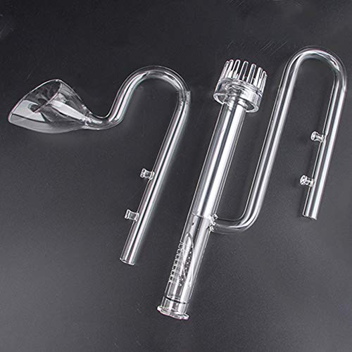 Hamiledyi Aquarium Glas Lilien Pfeife Set Lily Surface Skimmer Einlass und Lilien Ausfluss für Aquarium Filter Schlauch Süßwasser Fisch bepflanzt Aquarium Tank von Hamiledyi