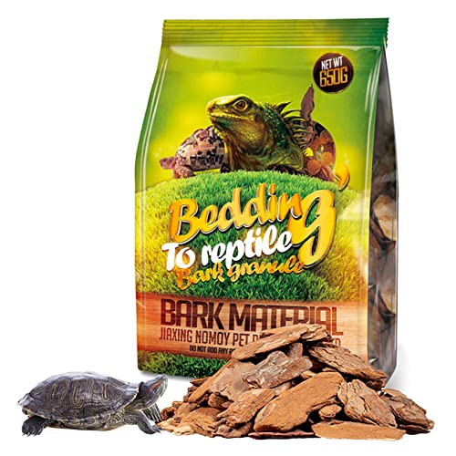 Hamiledyi Natural Pine Bark Bedding Natural Reptile Terrarium Substrat 650 g 1er Pack von Hamiledyi