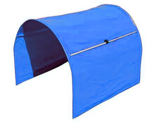 Handlers Choice Hoopers Tunnel, Bodenlos, PVC-Gewebe und verstellbare Spannstäbe, 1 m, Blau von Handers Choice