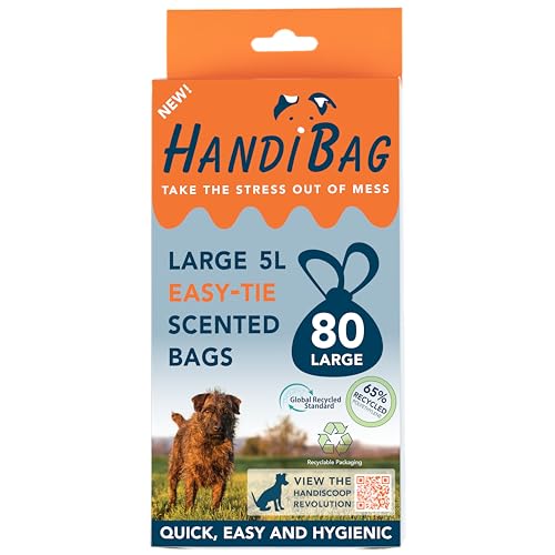 HandiBags biologisch abbaubar Easy-tie Duft Kotbeutel von Handiscoop