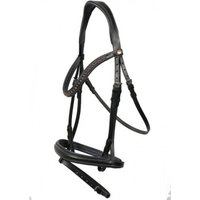 Hans Melzer Horse Equipment Hans Melzer Trense Badminton schwarz/silber Pony von Hans Melzer Horse Equipment