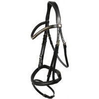 Hans Melzer Horse Equiqment Hans Melzer Trense Bredeneek schwarz/messing Pony von Hans Melzer Horse Equiqment