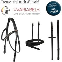 Hans Melzer Horse Equiqment Melzer Trense Variabel schwarz/silber Ko von Hans Melzer Horse Equiqment