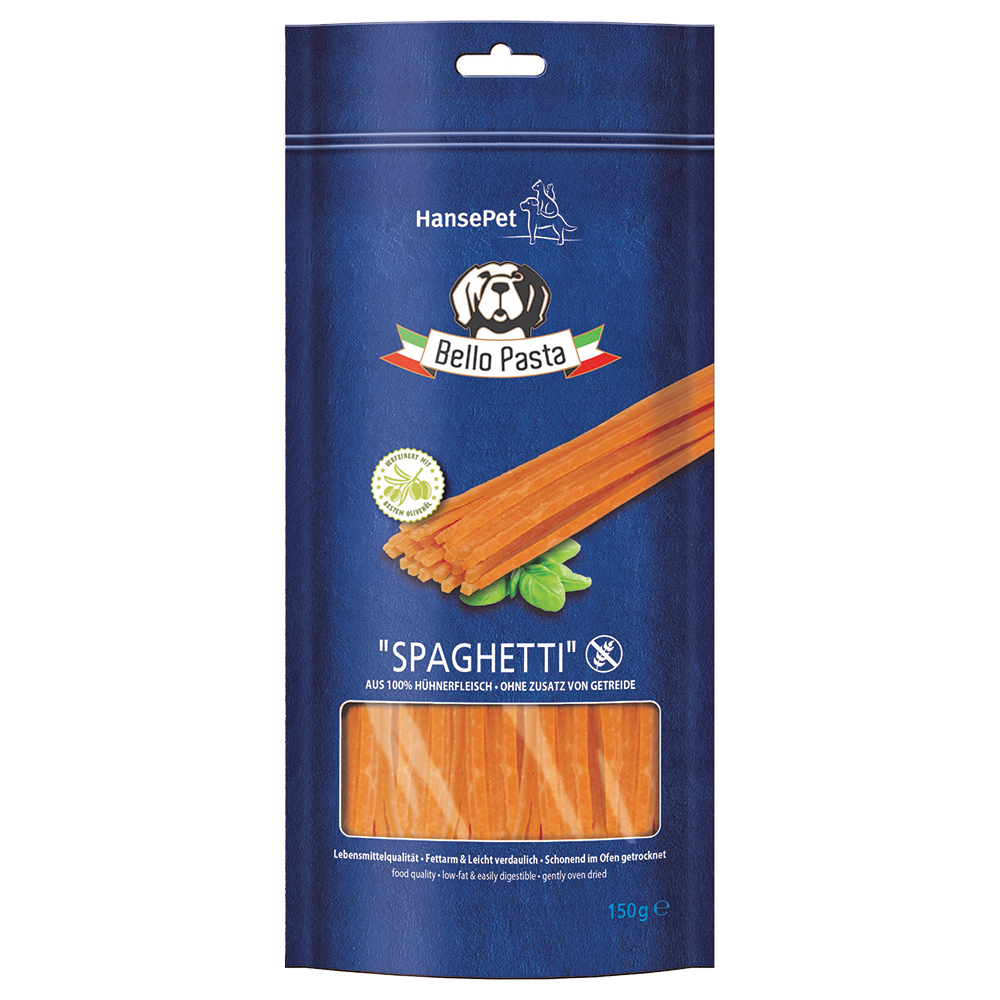 Hansepet Bello Pasta Spaghetti Huhn - Sparpaket: 3 x 150 g von Hansepet