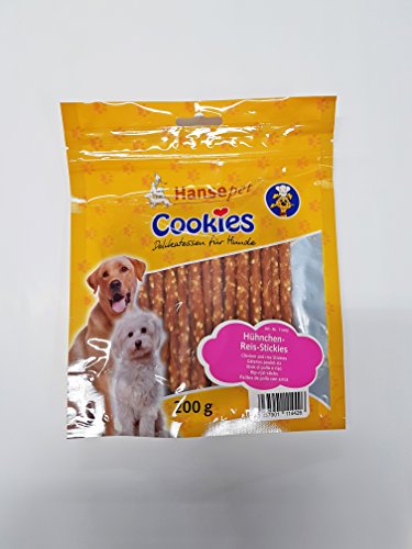 Hansepet Cookies Hühnchen-Reis-Stickies (5x200g) von VULNESS